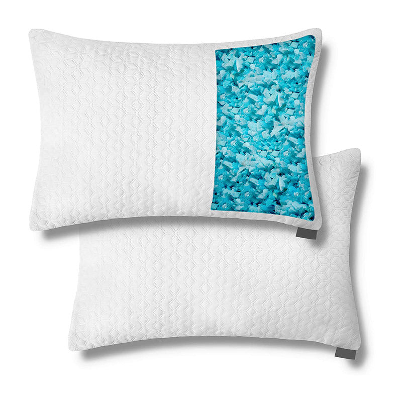 Cool memory foam pillow