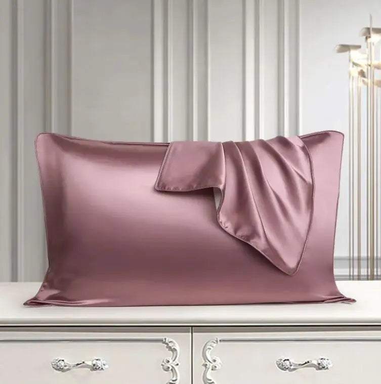 Silk pillow case for better sleep