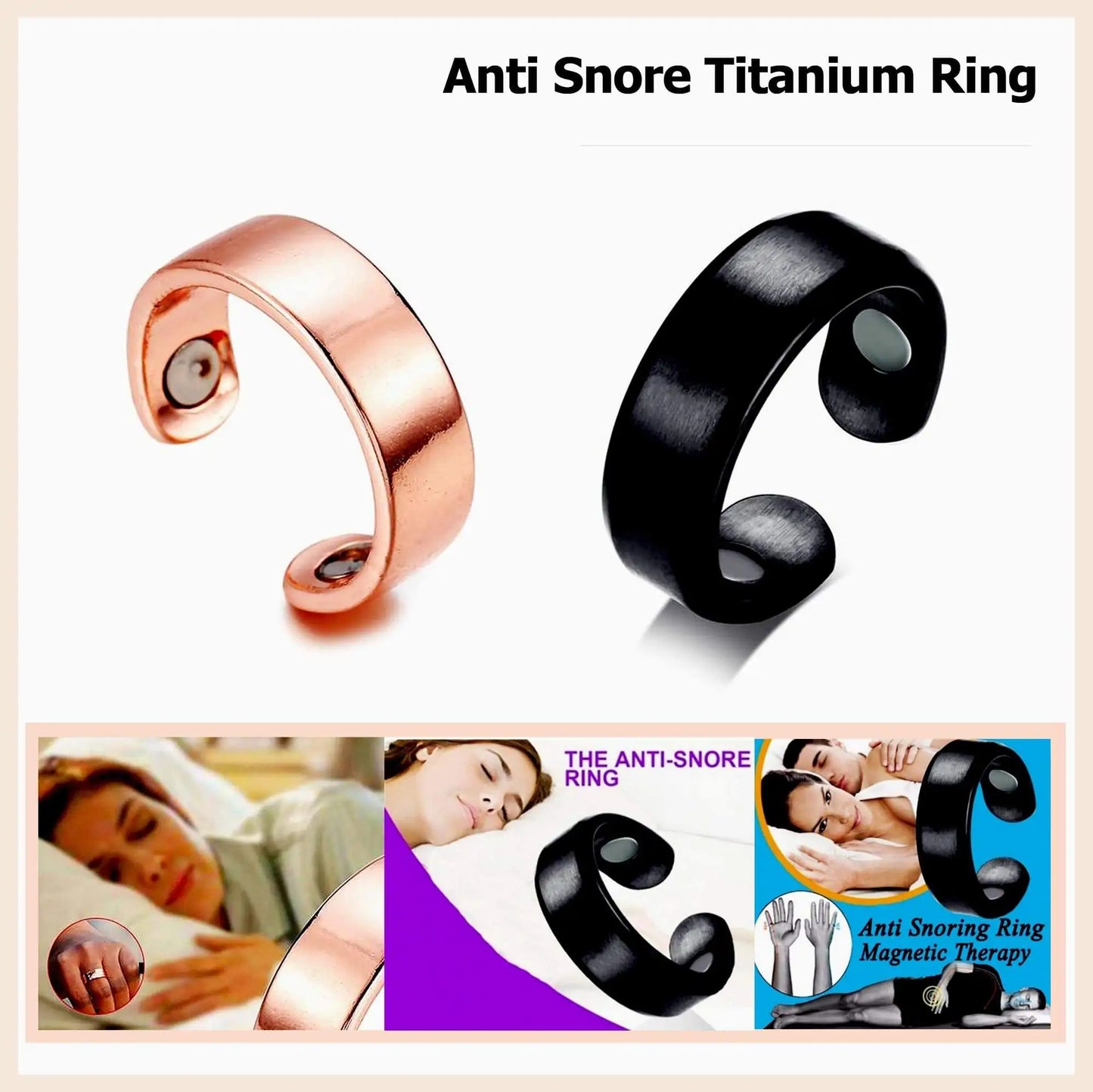 The Magnetic Titanium Anti Snore Ring