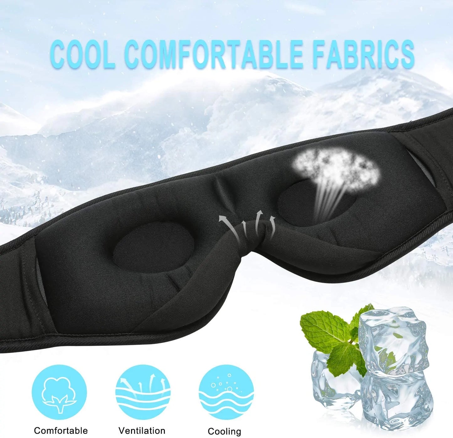 Sleep headphones ideal for meditation and calming audio