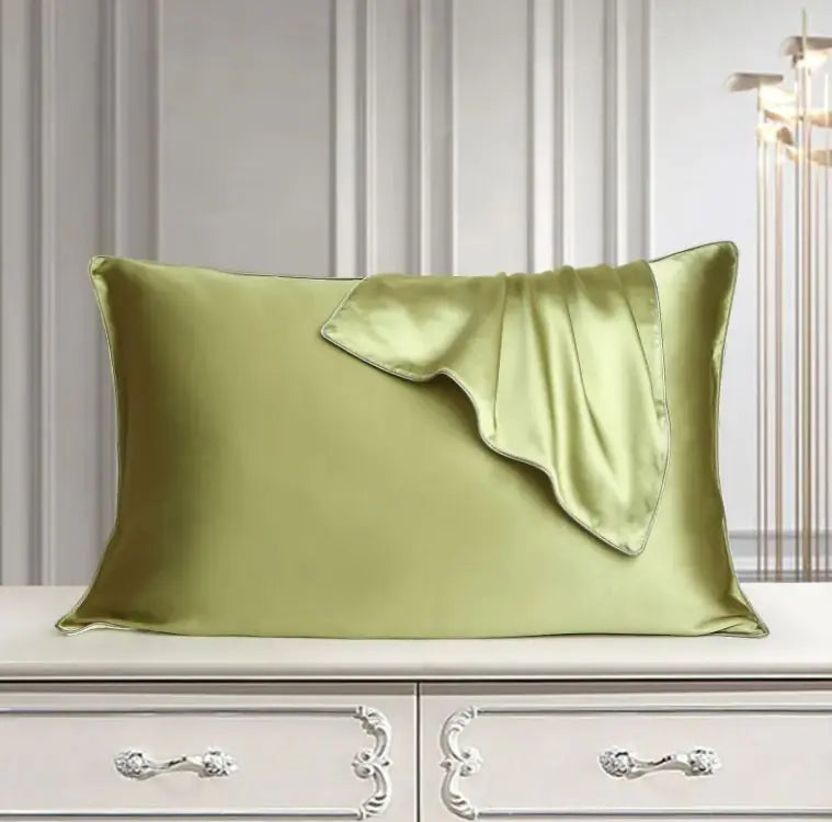 Silk pillowcase offering skin benefits and softness