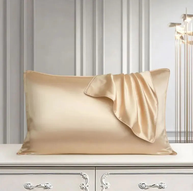 Soft and comfortable enhanced sleep silk pillow case