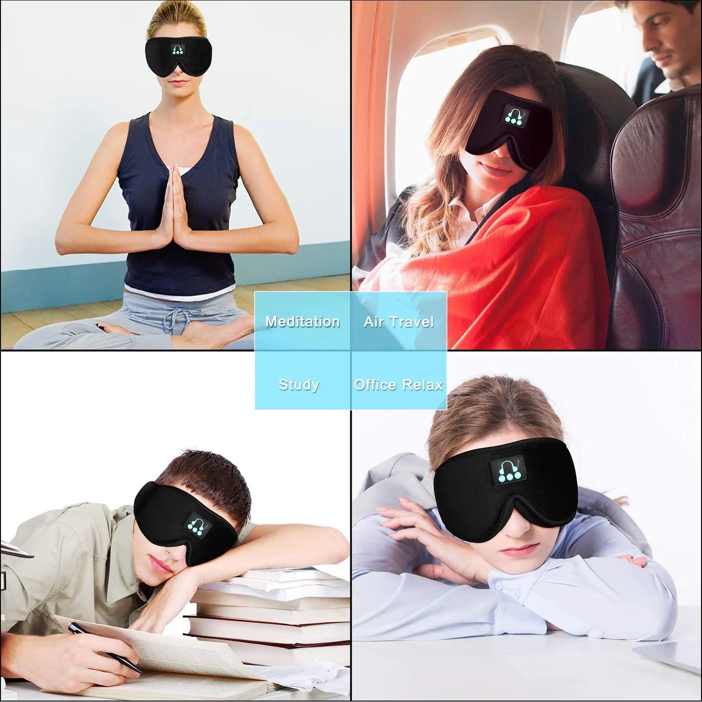 Wireless sleep headphones with noise-cancelling technology