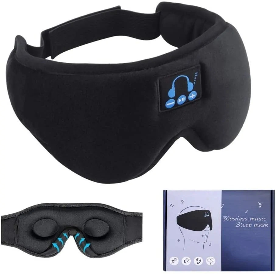 Listen to music via this soft eye mask