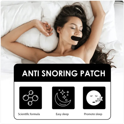 Anti-snoring strips with calming lavender for peaceful sleep