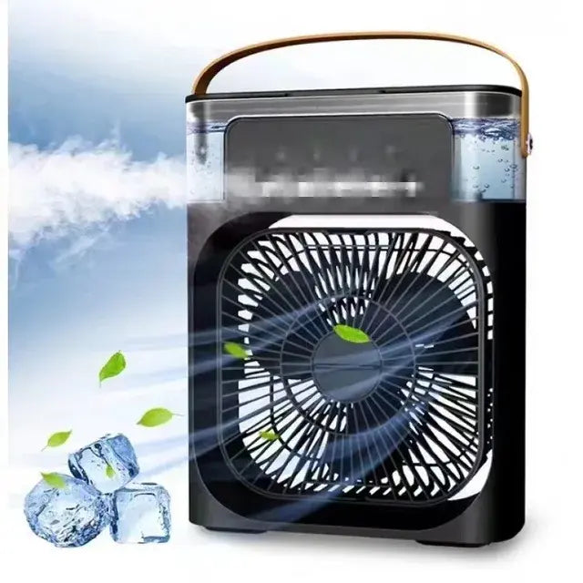 Night light fan with misting function for soothing sleep support
