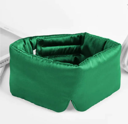 Silk Eye Mask Green