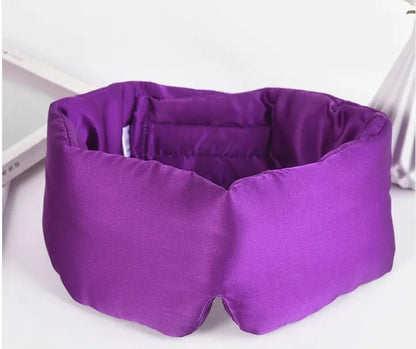 Purple Silk Sleep Mask 