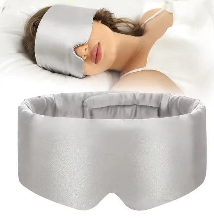 Eye mask made from silk for sleeping comfort 