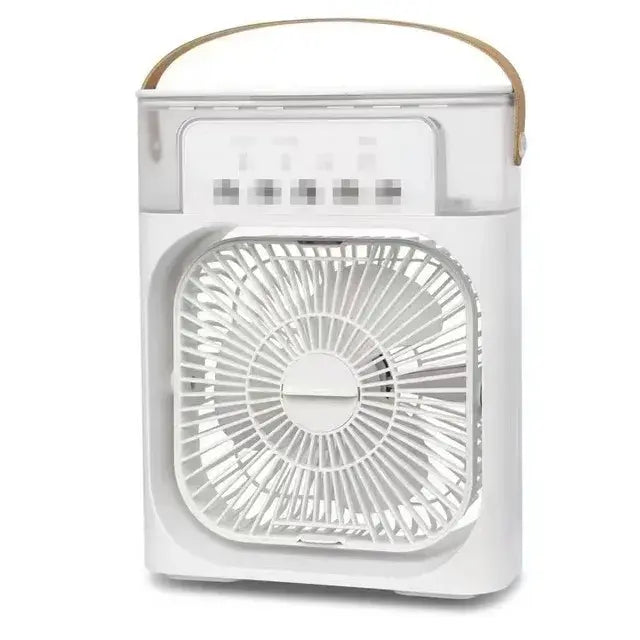 Quiet USB fan and humidifier combo for bedroom or workspace