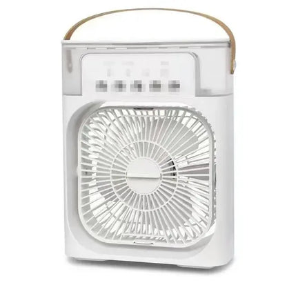 Quiet USB fan and humidifier combo for bedroom or workspace